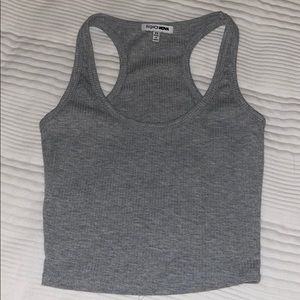 Racerback cropped tank